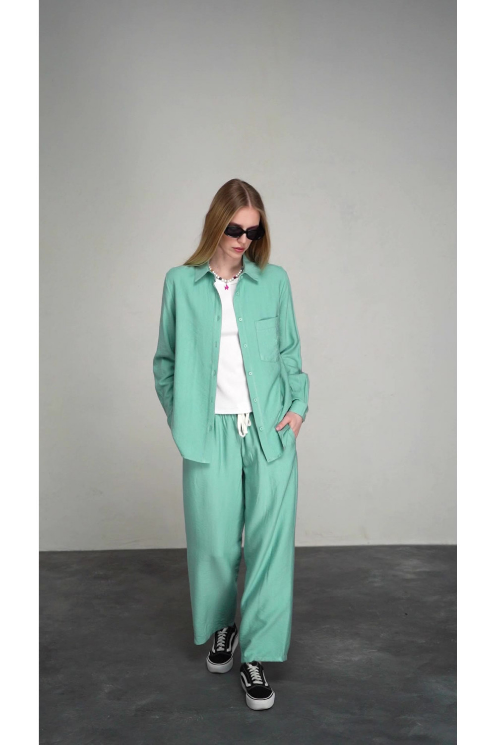 Рубашка 6452 Мята