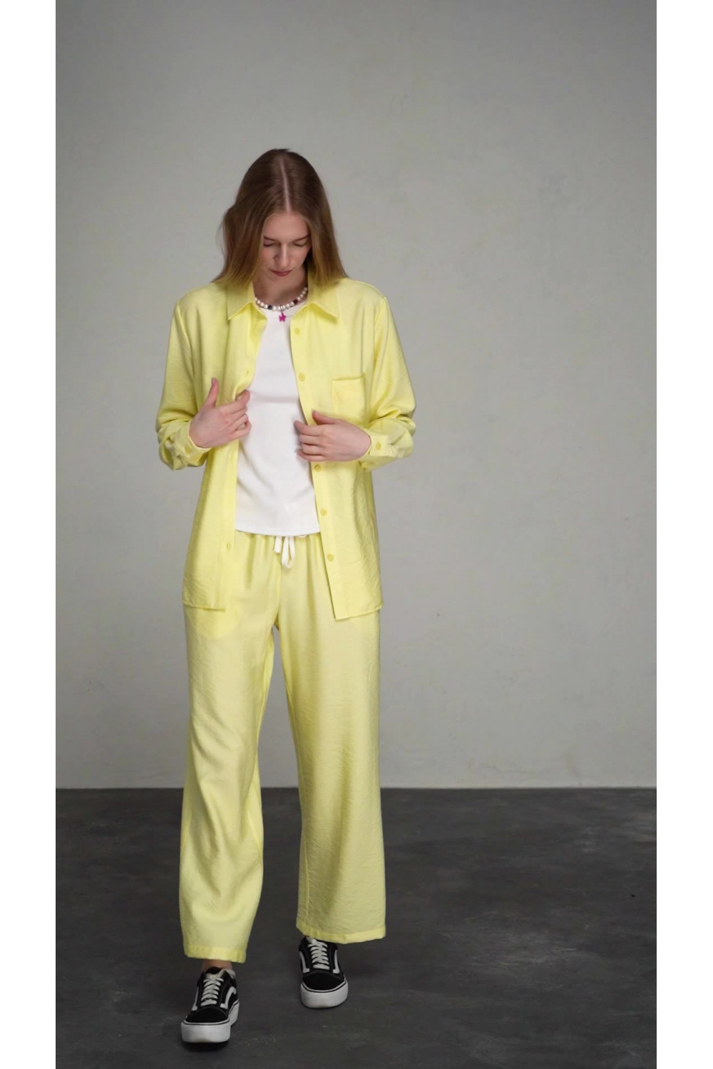 Рубашка 6452 Желтый