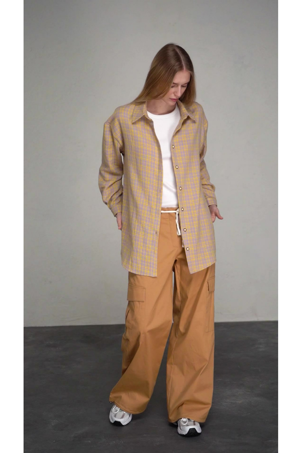 Брюки-карго 6460 Кемел