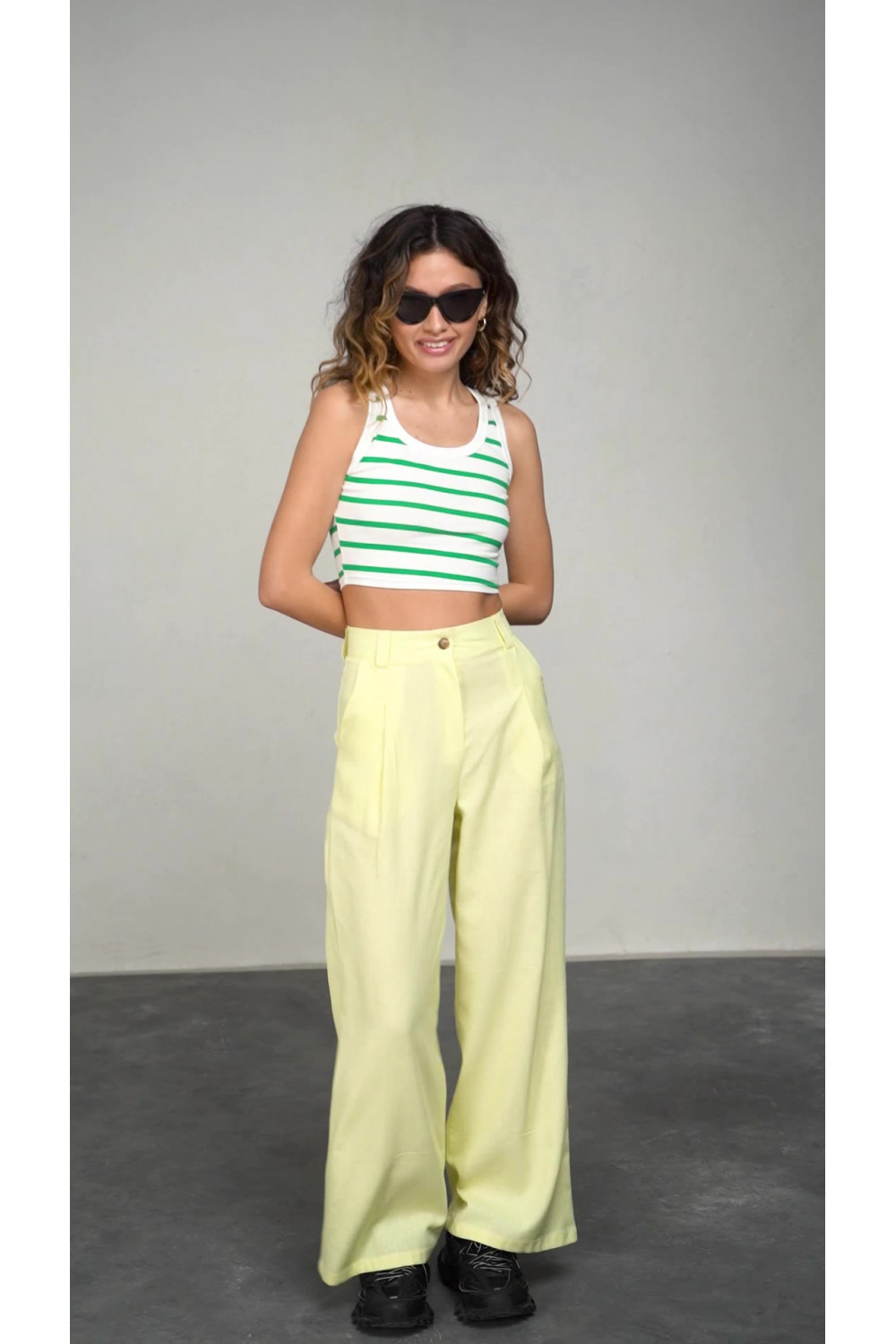 Брюки 6034 Лимонный