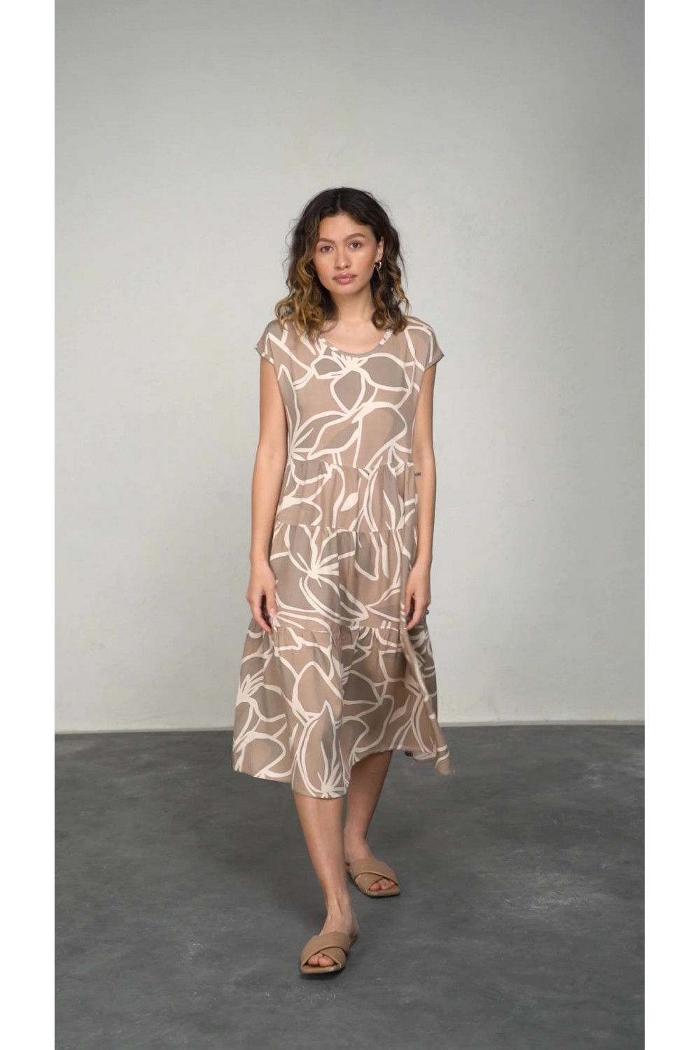 Платье 6053 Бежевый