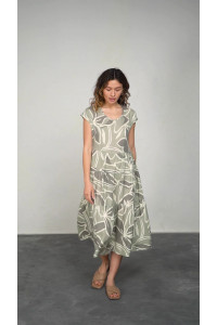 Платье 6053 Оливковый