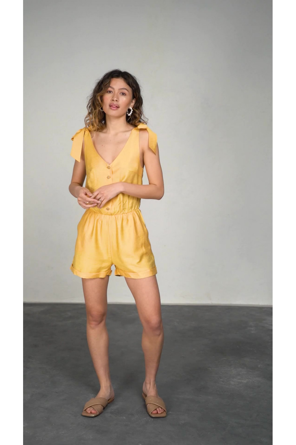 Комбинезон 6447 Желтый