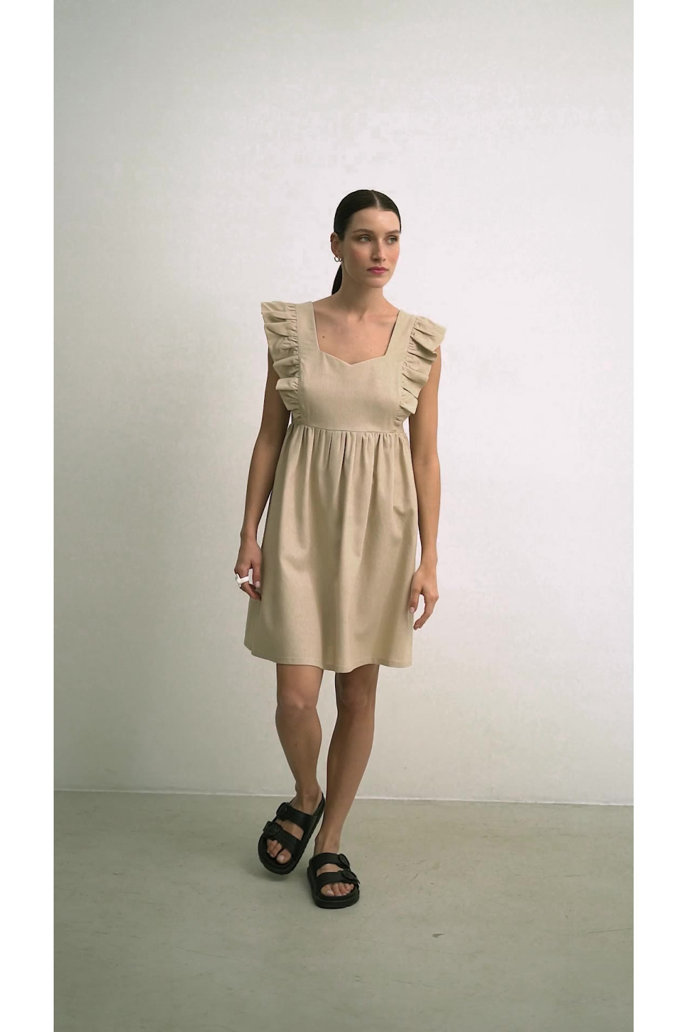 Платье 6490 Бежевый