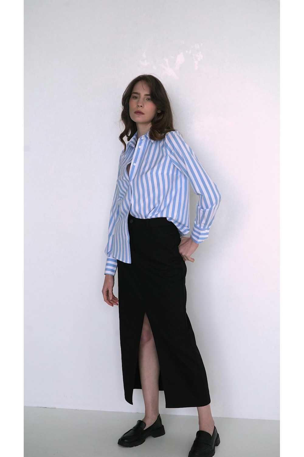 Рубашка 6517 Голубой