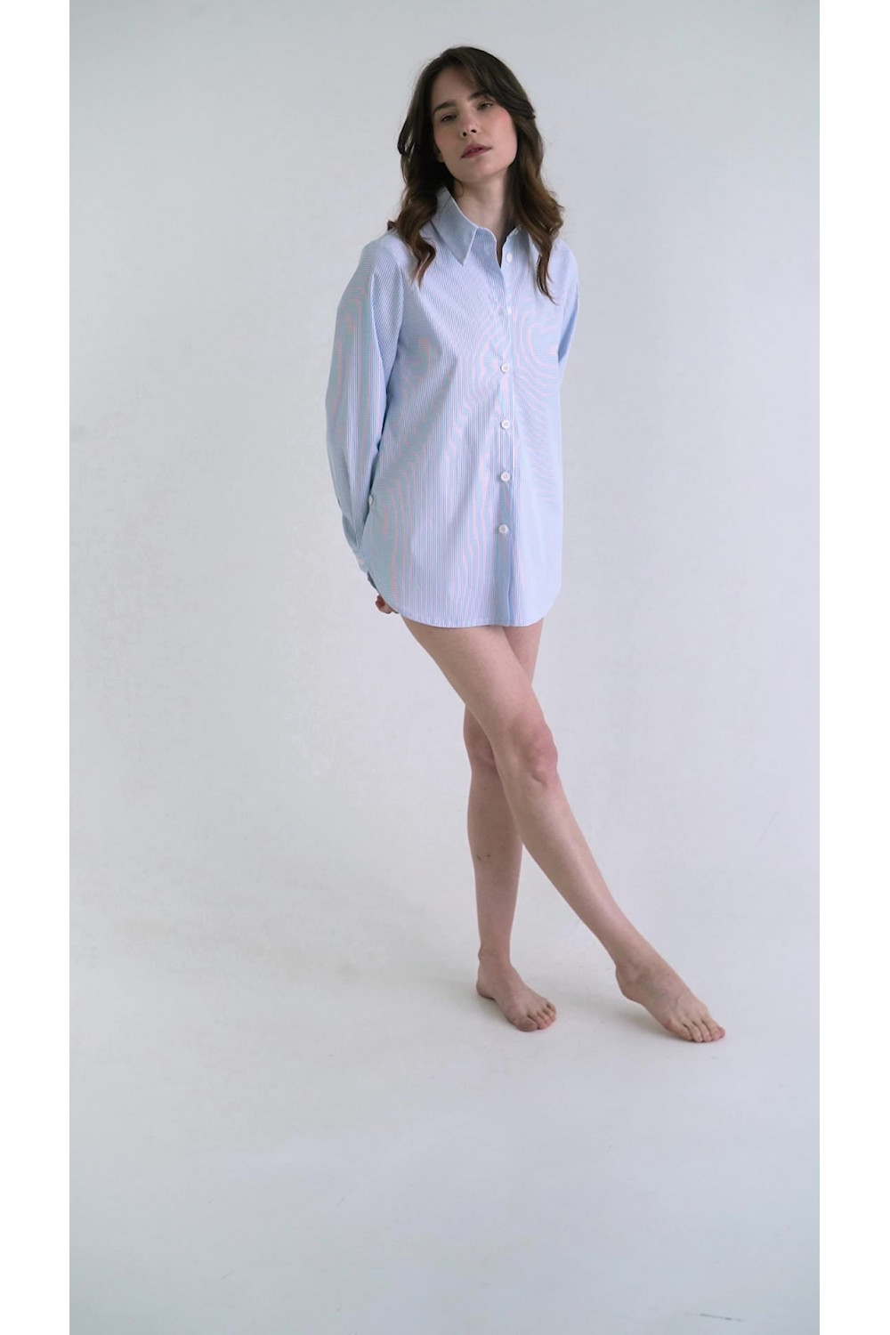 Рубашка 6518 Голубой