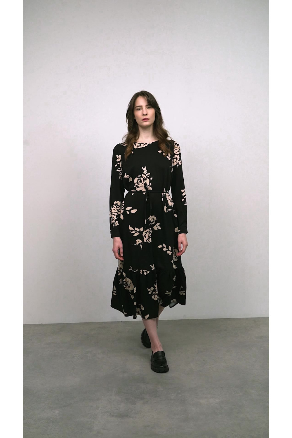 Платье 6526 Черный-золото