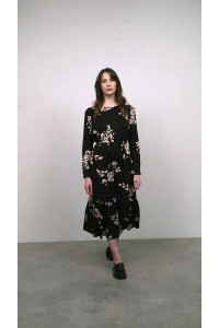 Платье 6526 Черный-золото
