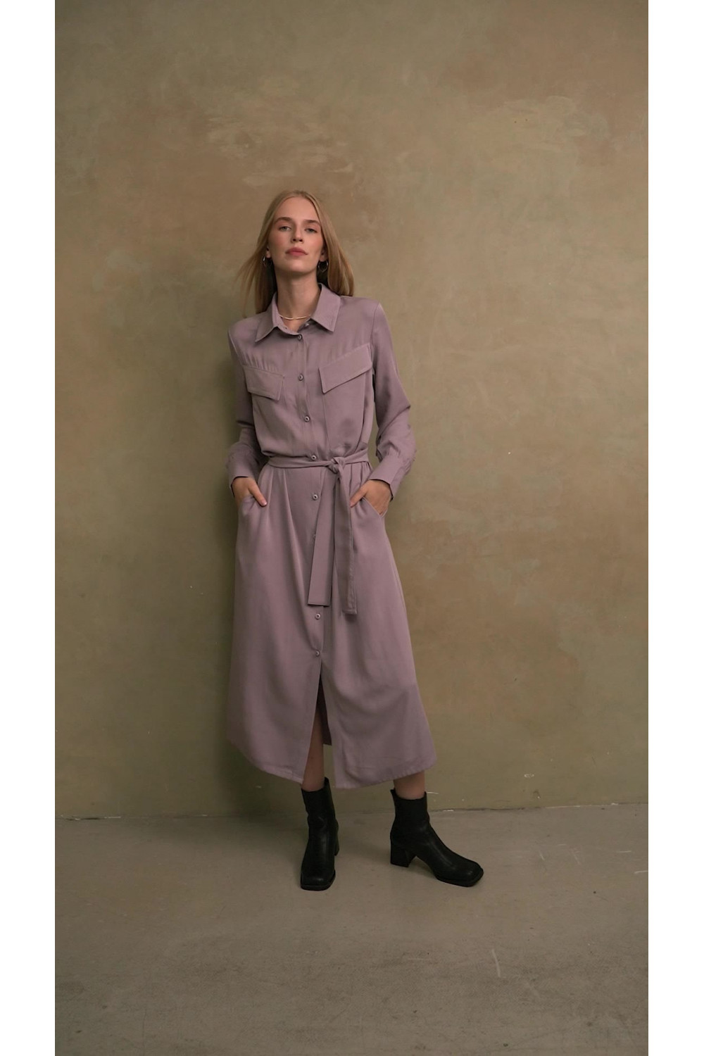 Платье 6507 Серый