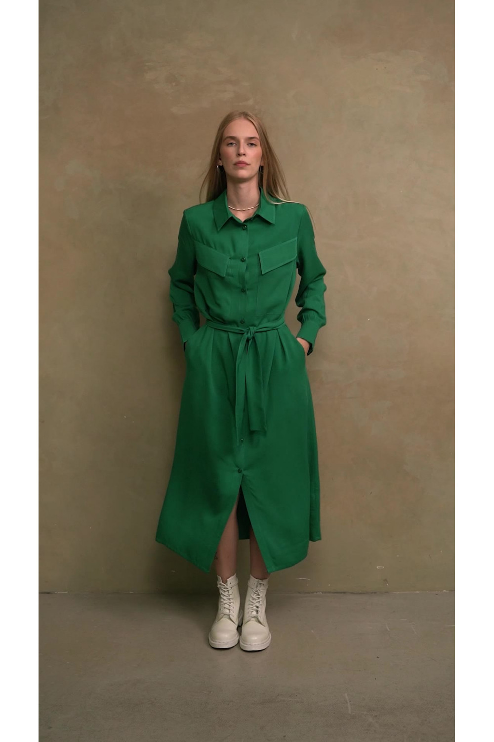 Платье 6507 Зеленый