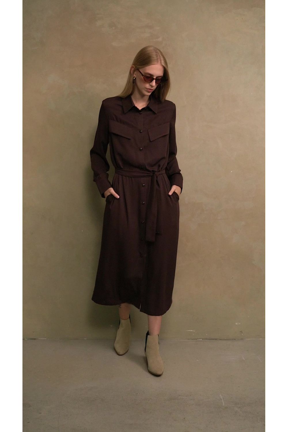 Платье 6507 Шоколад