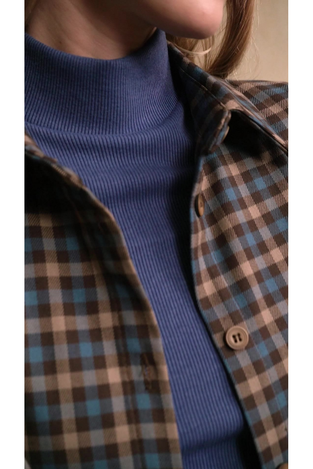 Рубашка 6521 Морская волна