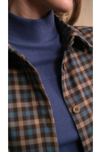 Рубашка 6521 Морская волна