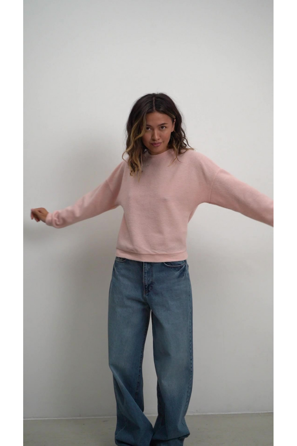 Свитшот 6539 Персиковый