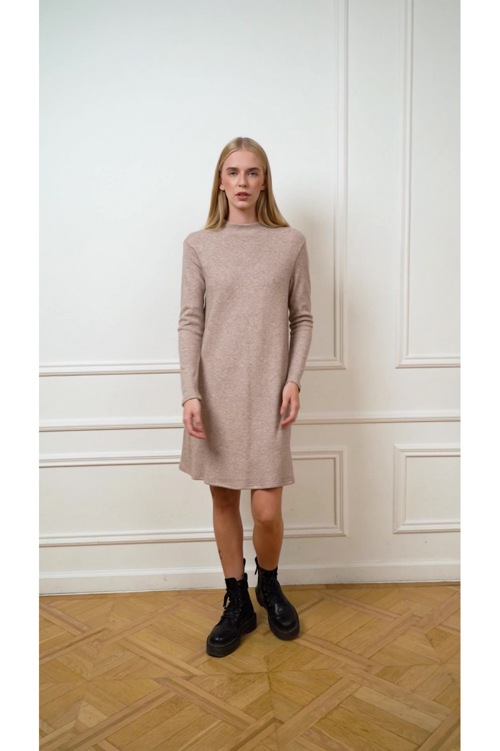 Платье 6553 Бежевый