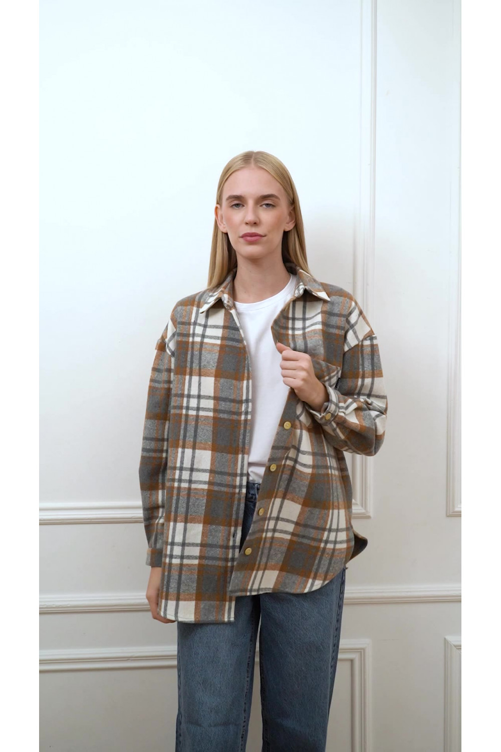 Рубашка 6572 Горчица