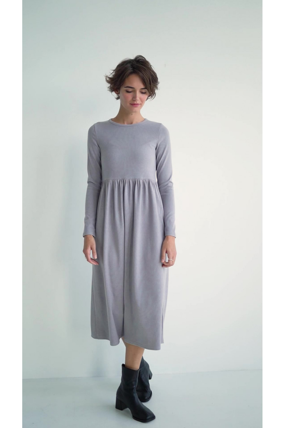 Платье 6544 Серый