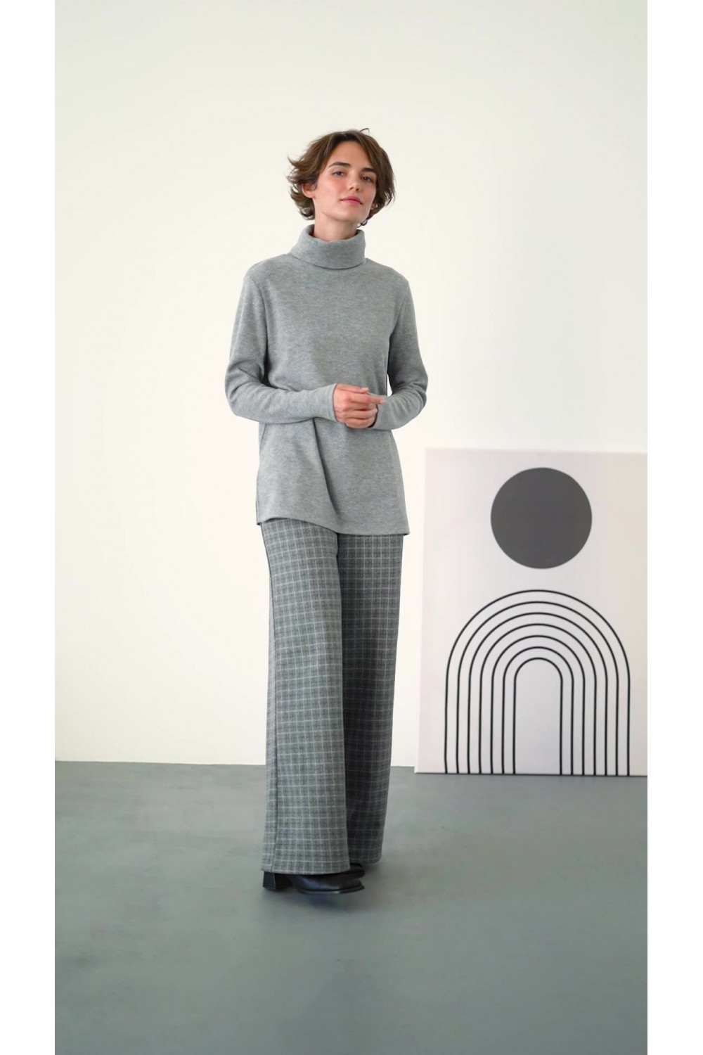 Брюки 6584 Серый