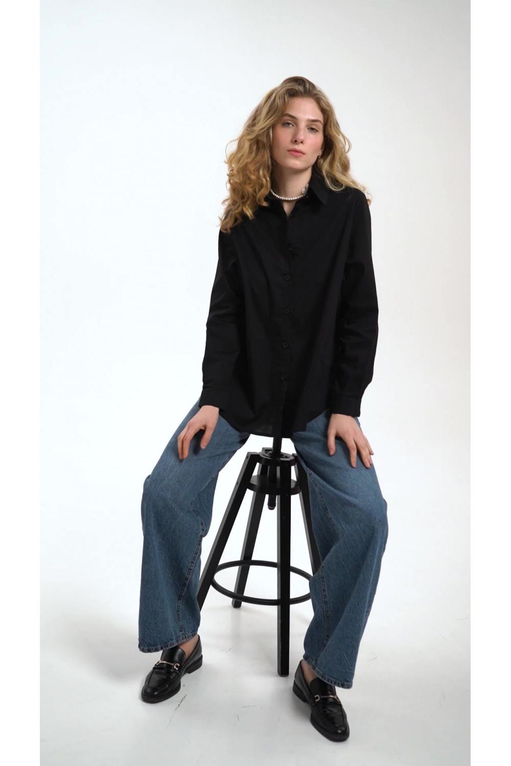 Рубашка 6518 Черный