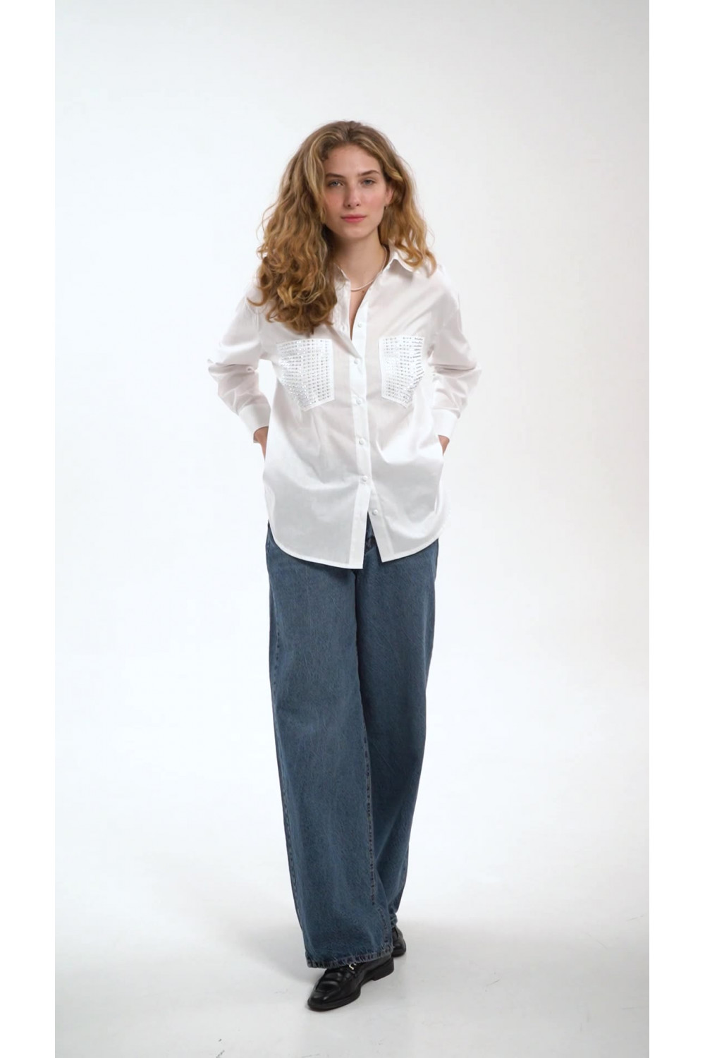 Рубашка 6617 Белый