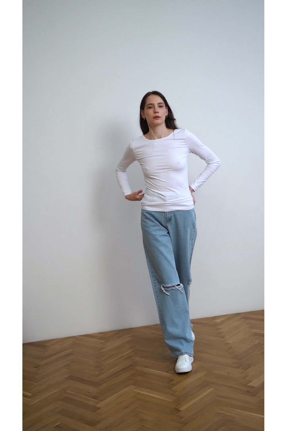 Лонгслив 6435 Белый