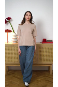 Футболка 6514 Бежевый