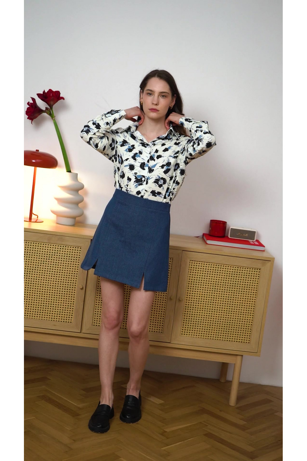 Блуза 6591 Слоновая кость