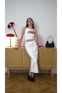 Платье 6616 Молочный