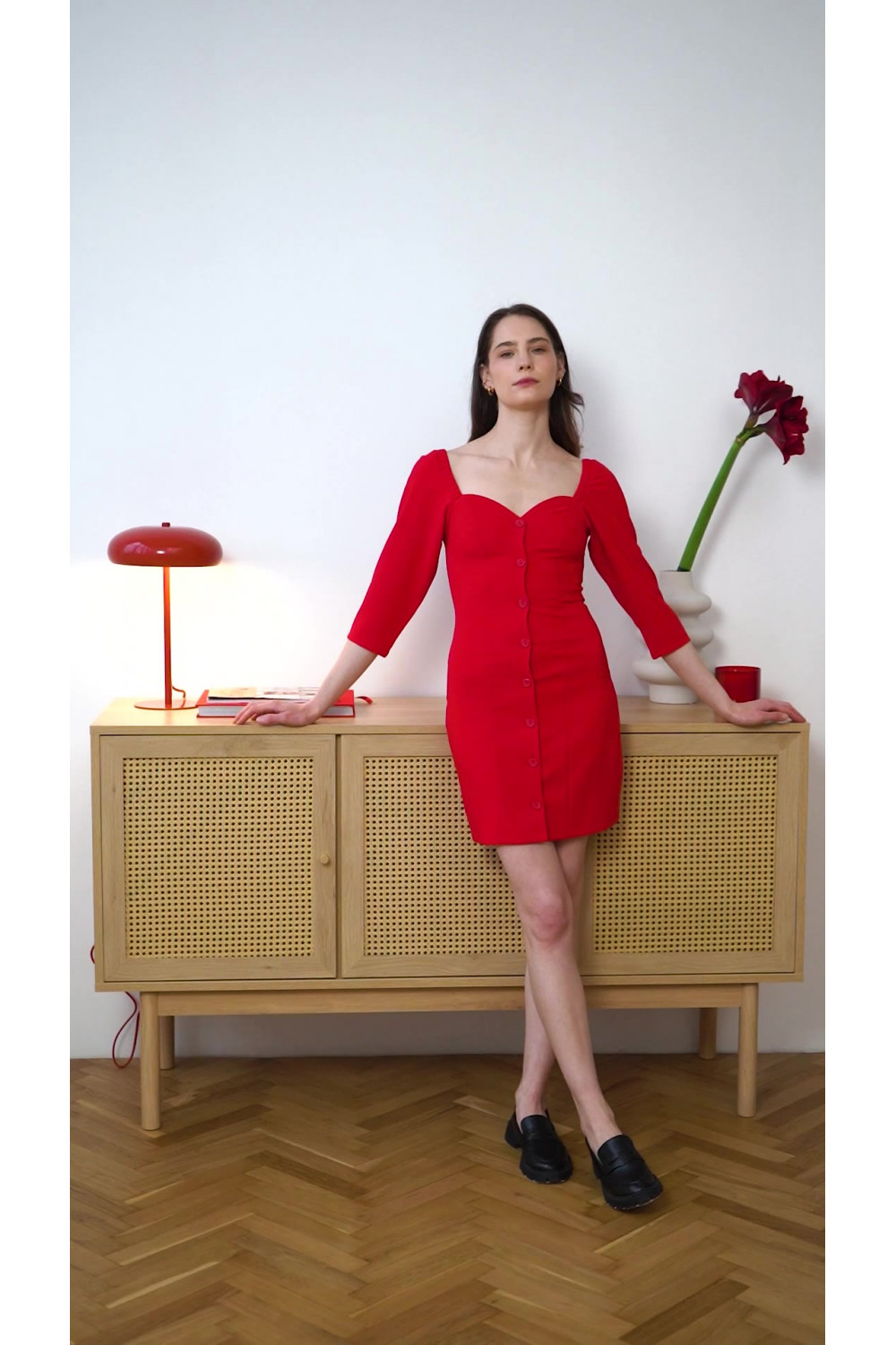 Платье 6635 Красный