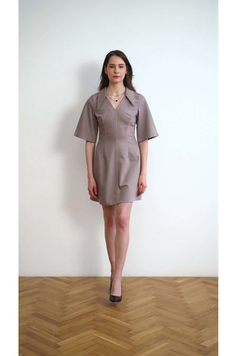 Платье 6637 Серый