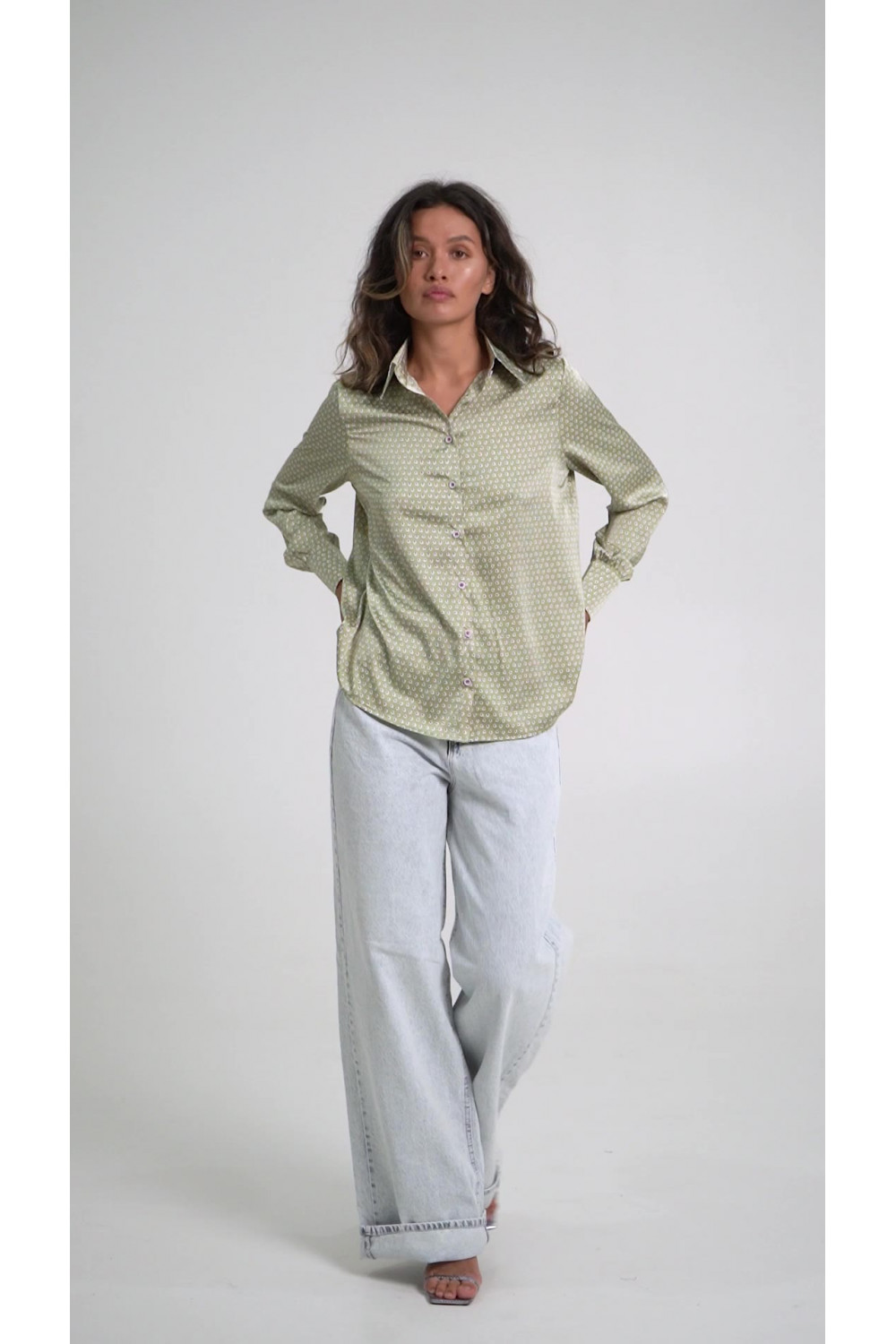 Блуза 6591 Оливковый