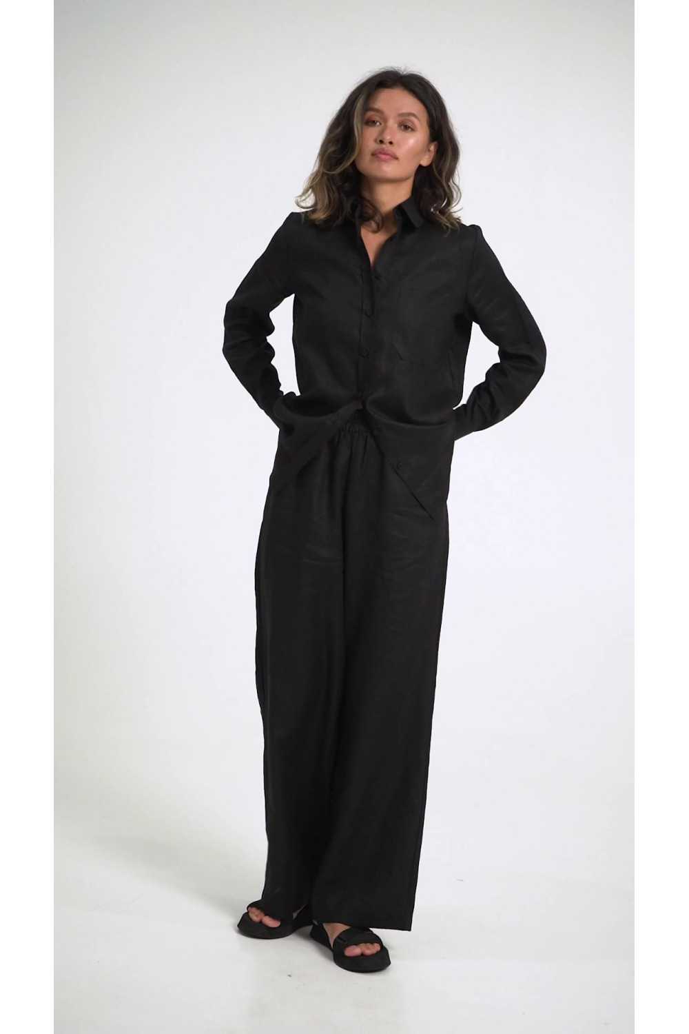 Рубашка 6622 Черный