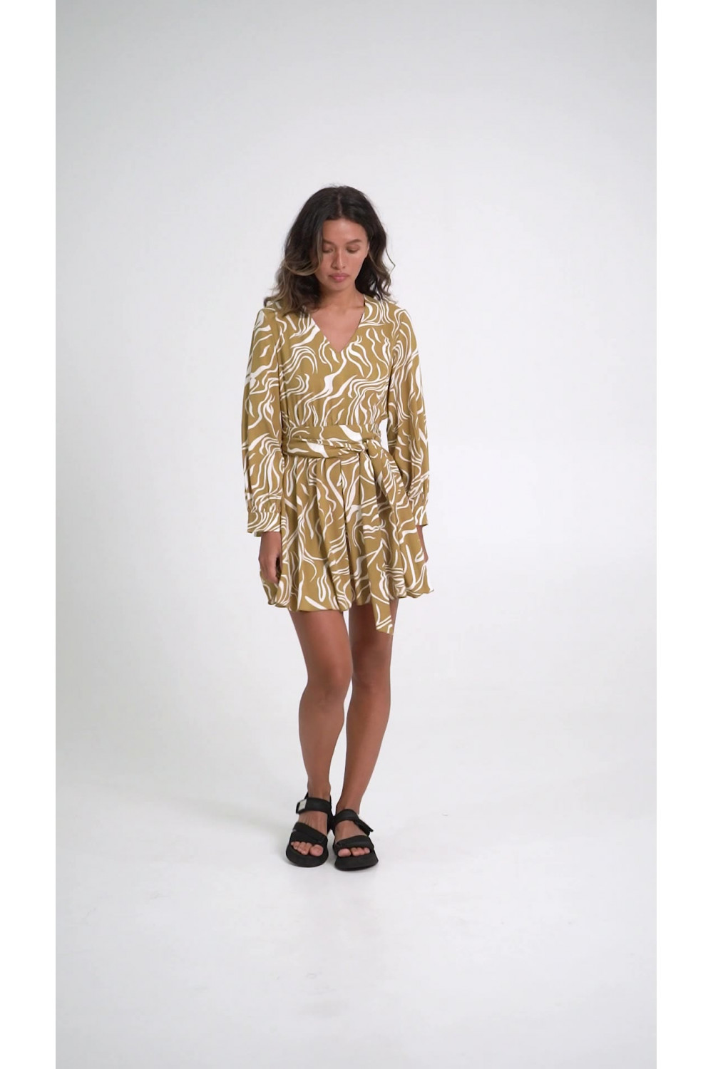 Платье 6640 Горчица