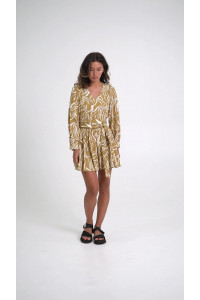 Платье 6640 Горчица