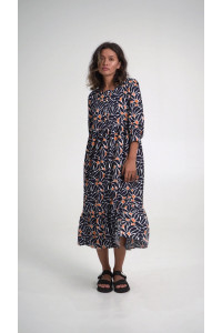 Платье 6649 Темно-синий