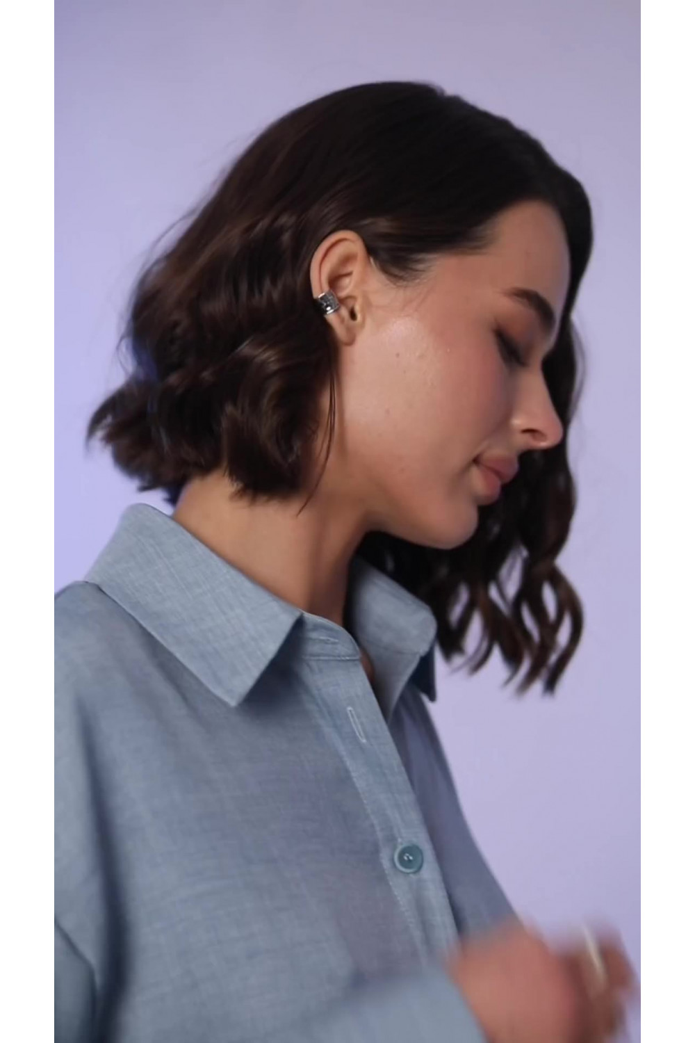 Рубашка 6612 Голубой