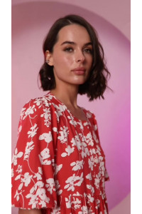 Платье 6649 Лососевый