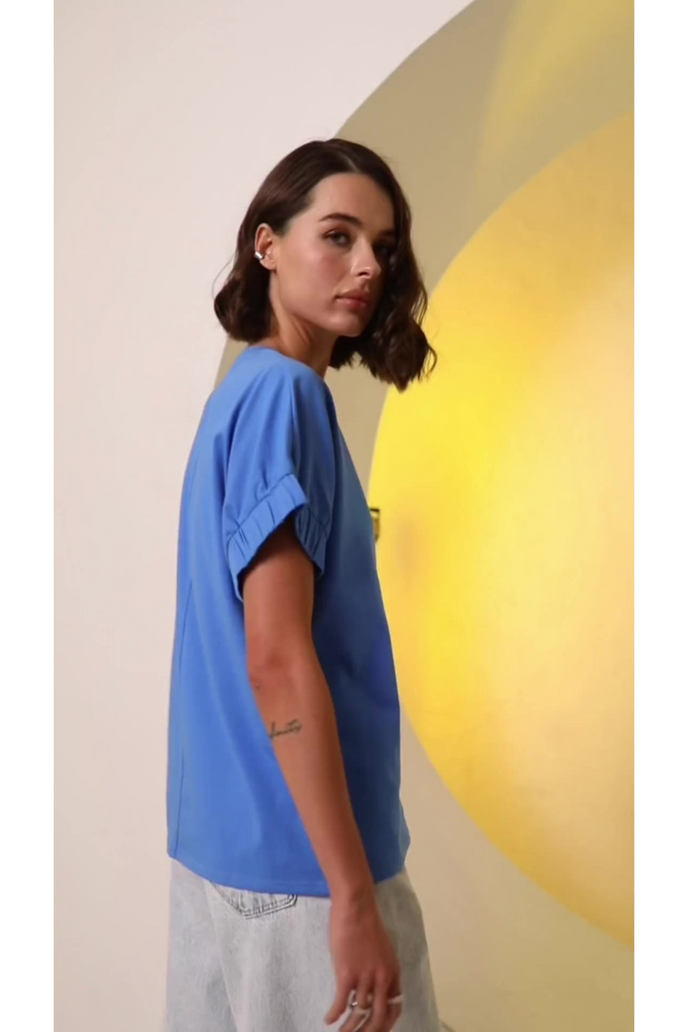 Футболка 6650 Васильковый