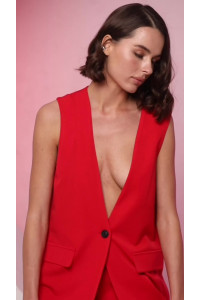 Жилет 6663 Красный