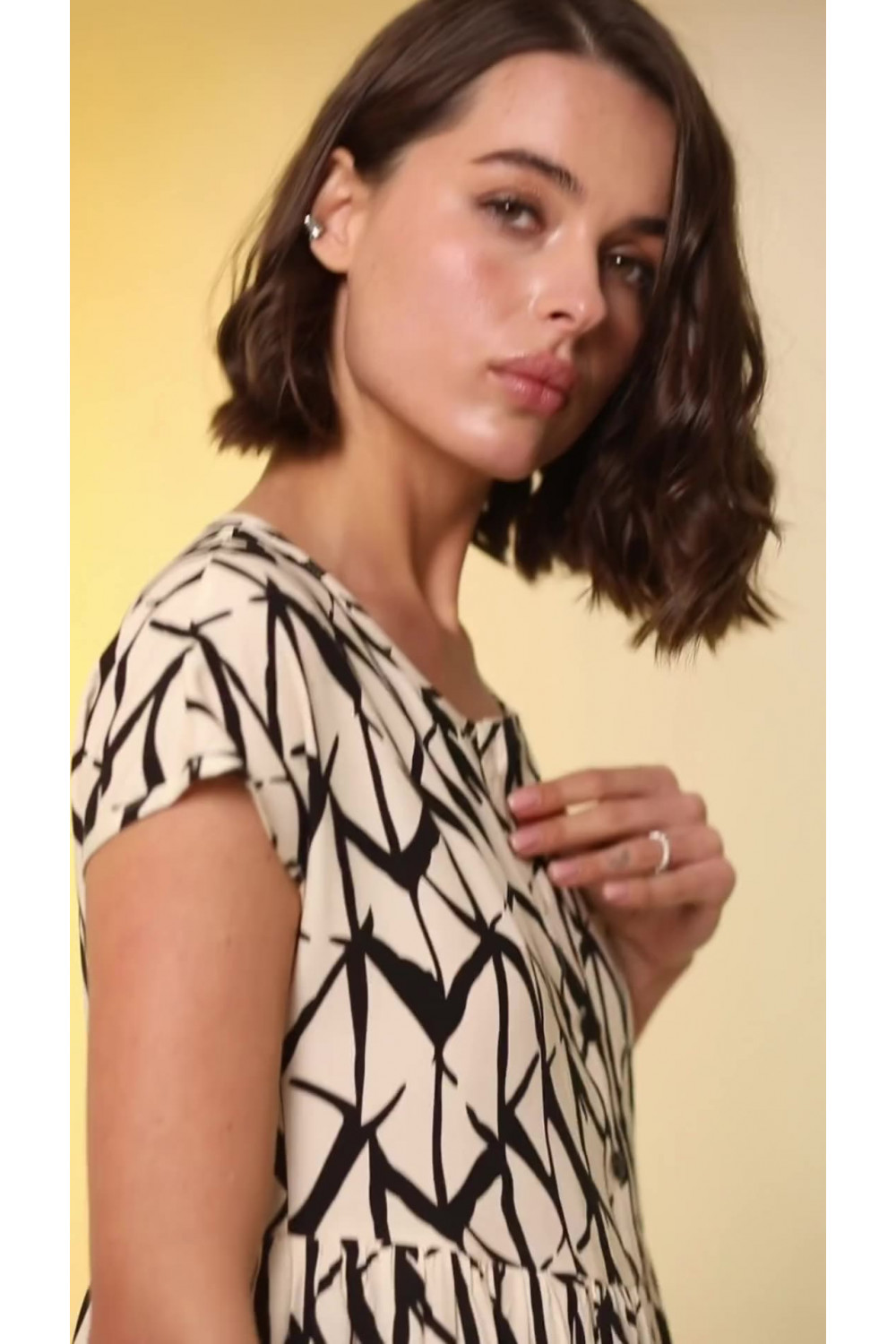 Платье 6669 Бежевый