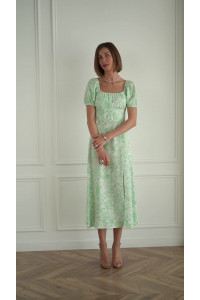 Платье 6651 Салатовый