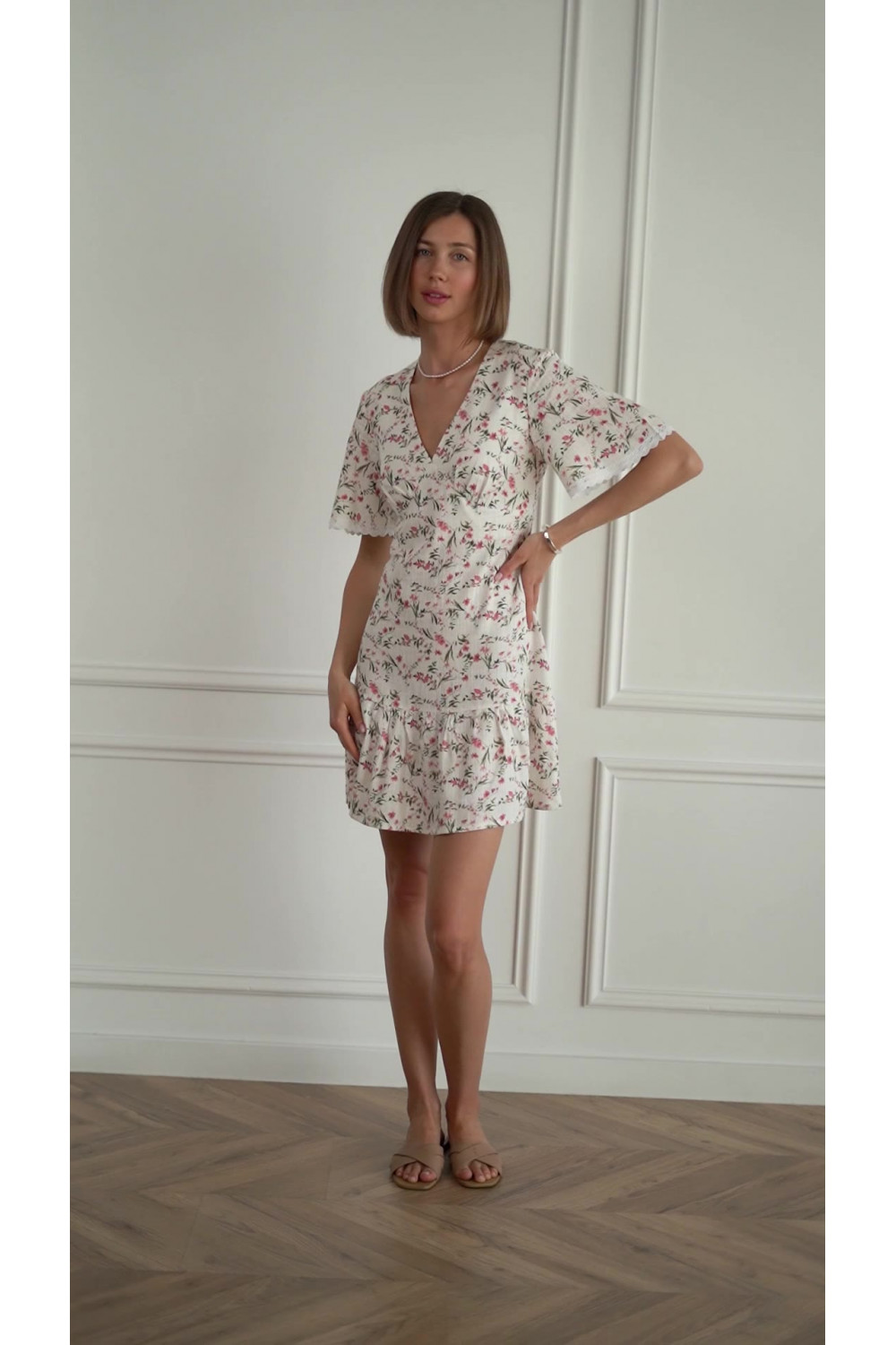 Платье 6670 Молочный