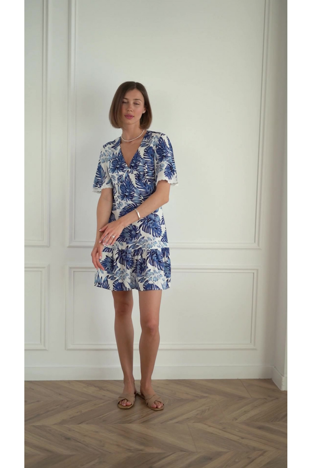 Платье 6670 Синий