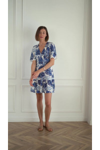 Платье 6670 Синий