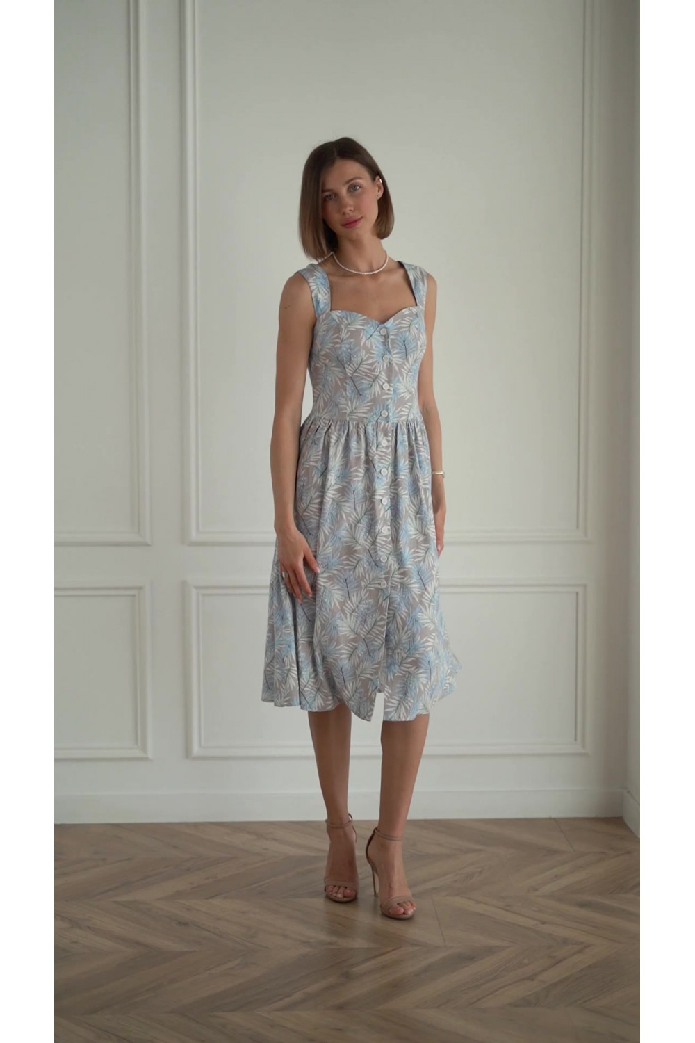 Платье 6673 Серый