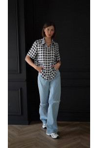 Рубашка 6683 Серый