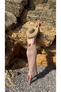 Пляжное платье 4100 Мокко