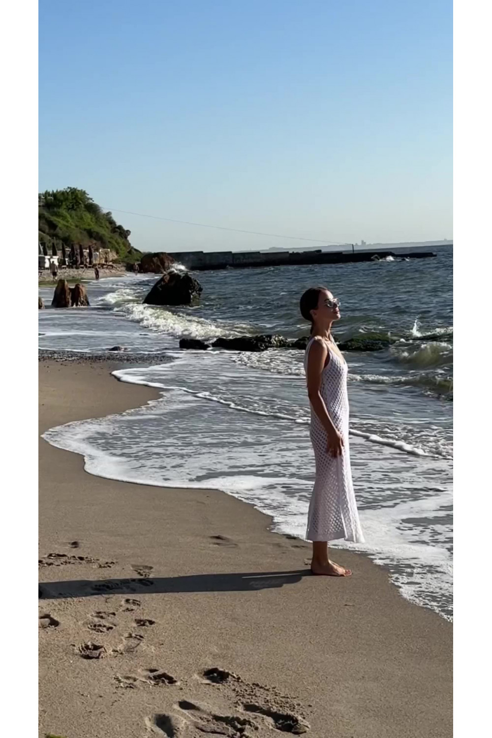 Пляжное платье 4100 Белый