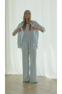 Брюки 6653 Голубой