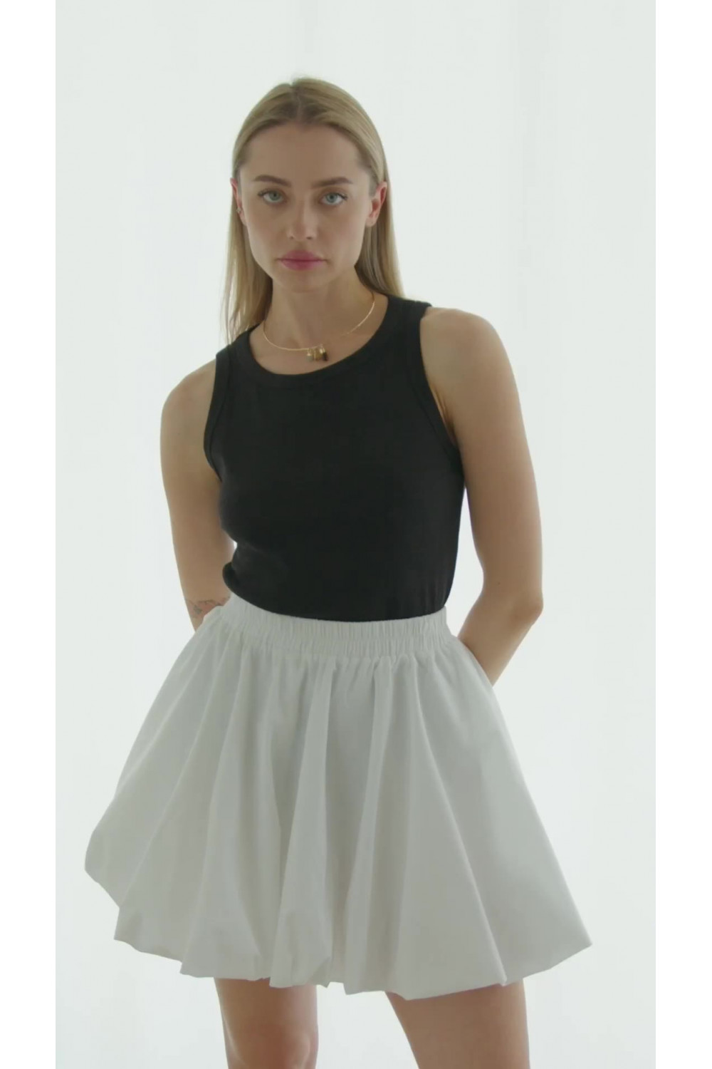 Юбка 6687 Белый